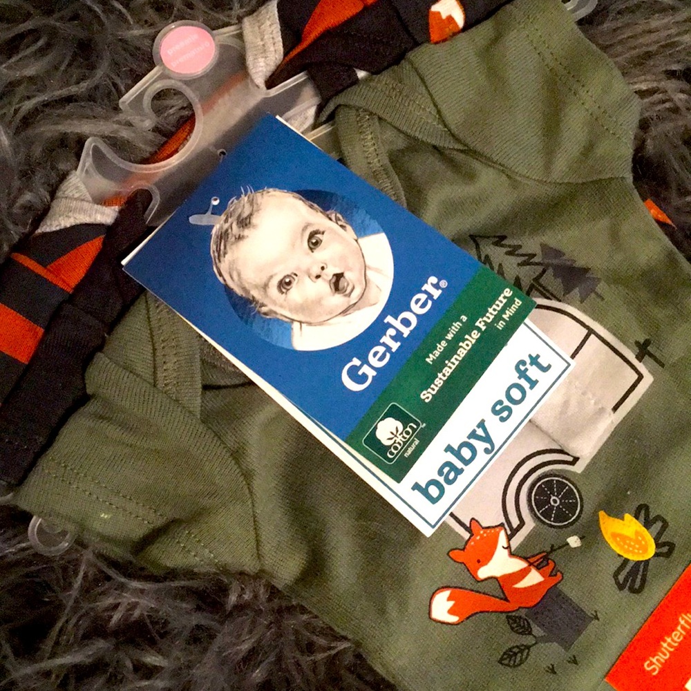 3 piece preemie onesies (Gerber)